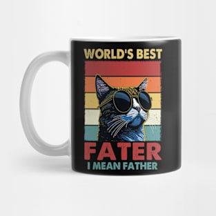 Worlds Best Farter I Mean Father, Best Cat Dad Ever Mug